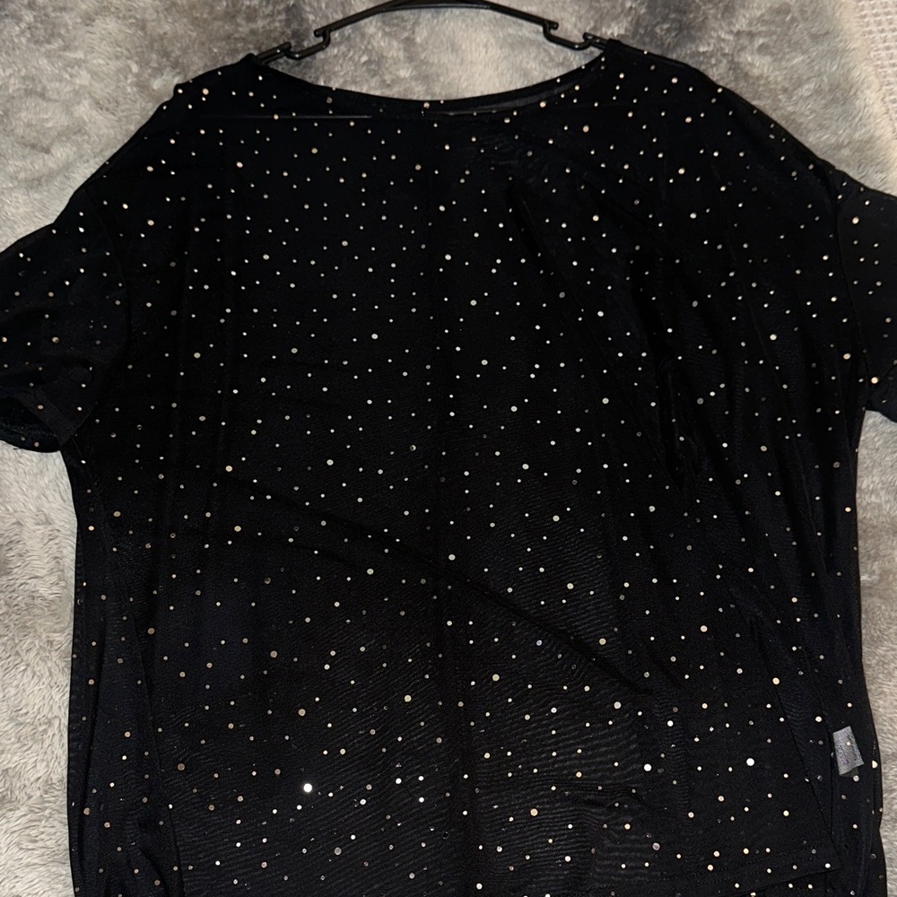 Mesh Sparkly Top